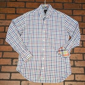 Tailorbyrd Men's M Colorful Cotton Button Down Shirt‎